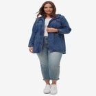 Hooded Anorak Denim Jacket image number null