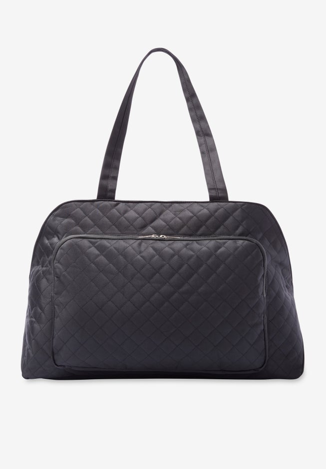 Quilted Microfiber Tote Bag image number 0