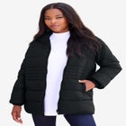 Plus Size Lightweight Quilted Jacket image number null