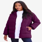 Plus Size Lightweight Quilted Jacket image number null