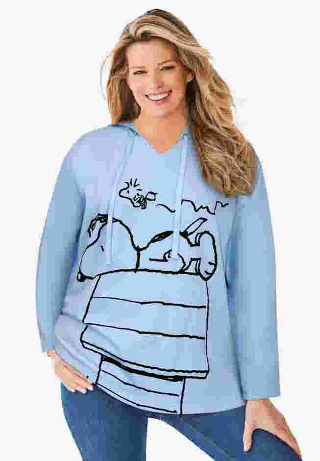 Peanuts Snoopy House Hooded Sweatshirt image number 0