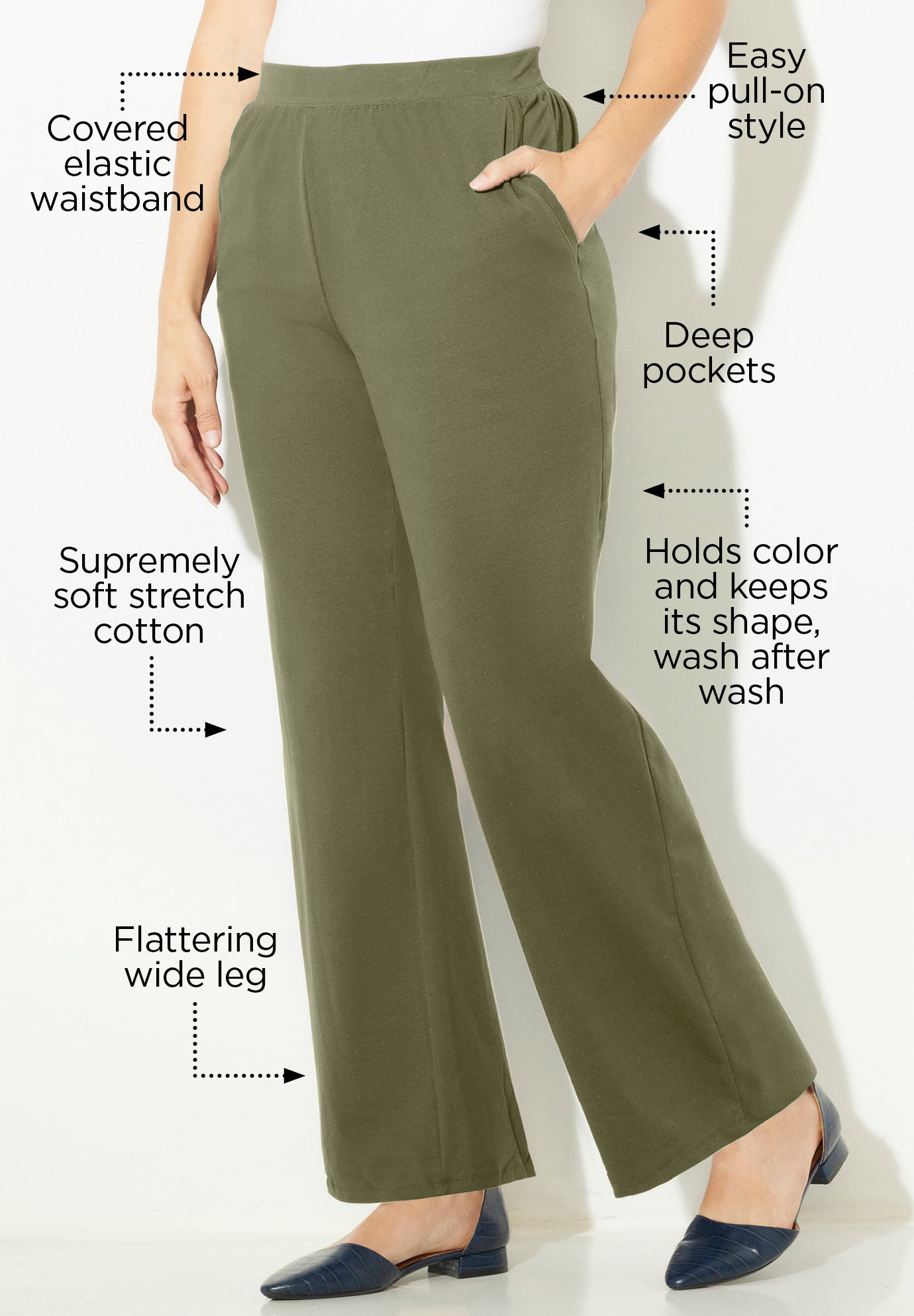 Suprema&reg; Wide Leg Pant image number 1