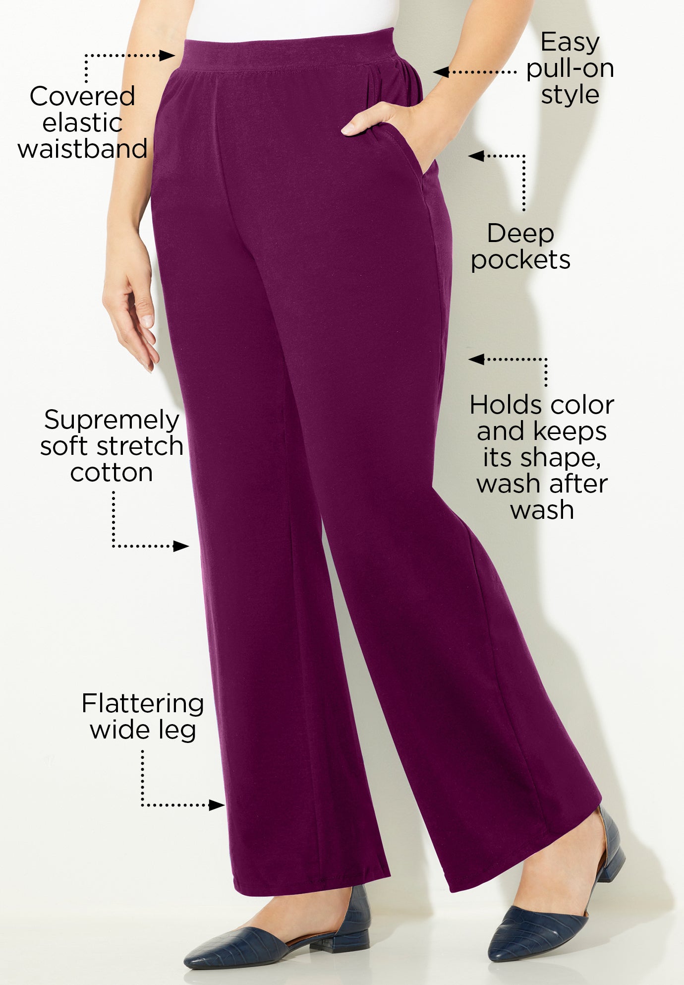 Suprema&reg; Wide Leg Pant image number 1