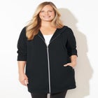 Cloud Knit French Terry Zip-Front Hoodie image number 0