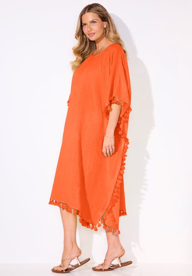 Everly Cotton Gauze Cover Up Tunic image number 2
