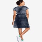 Knit Drawstring Dress image number null