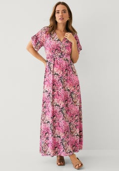 catherines dresses Catherine Gown Art Bloom Dupioni Pink / XS Front Length Catherine Dress