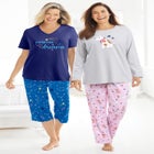 2-Piece Capri PJ Set image number null