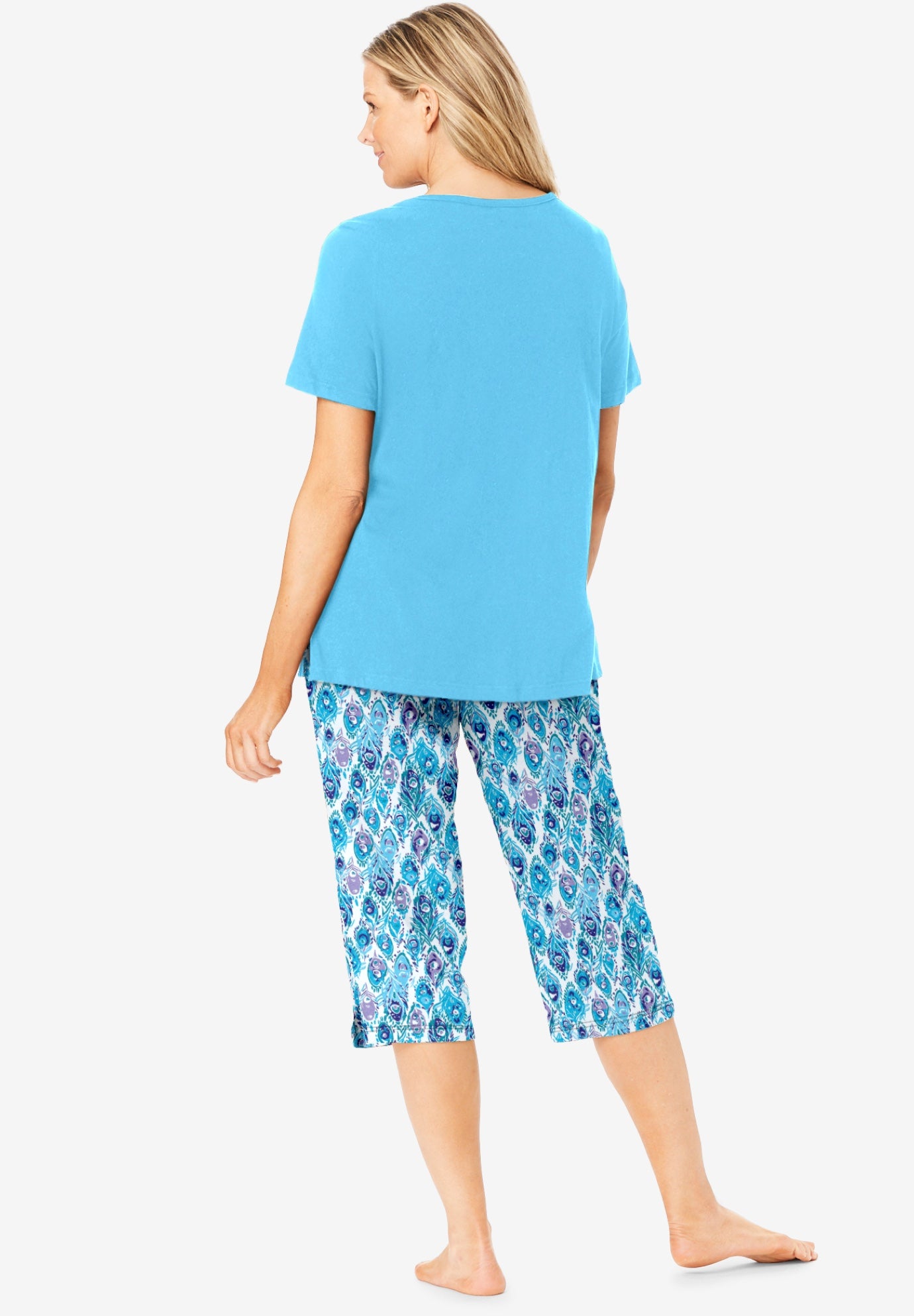 2-Piece Capri Cotton PJ Set image number 1