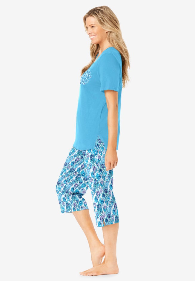 2-Piece Capri Cotton PJ Set image number 2