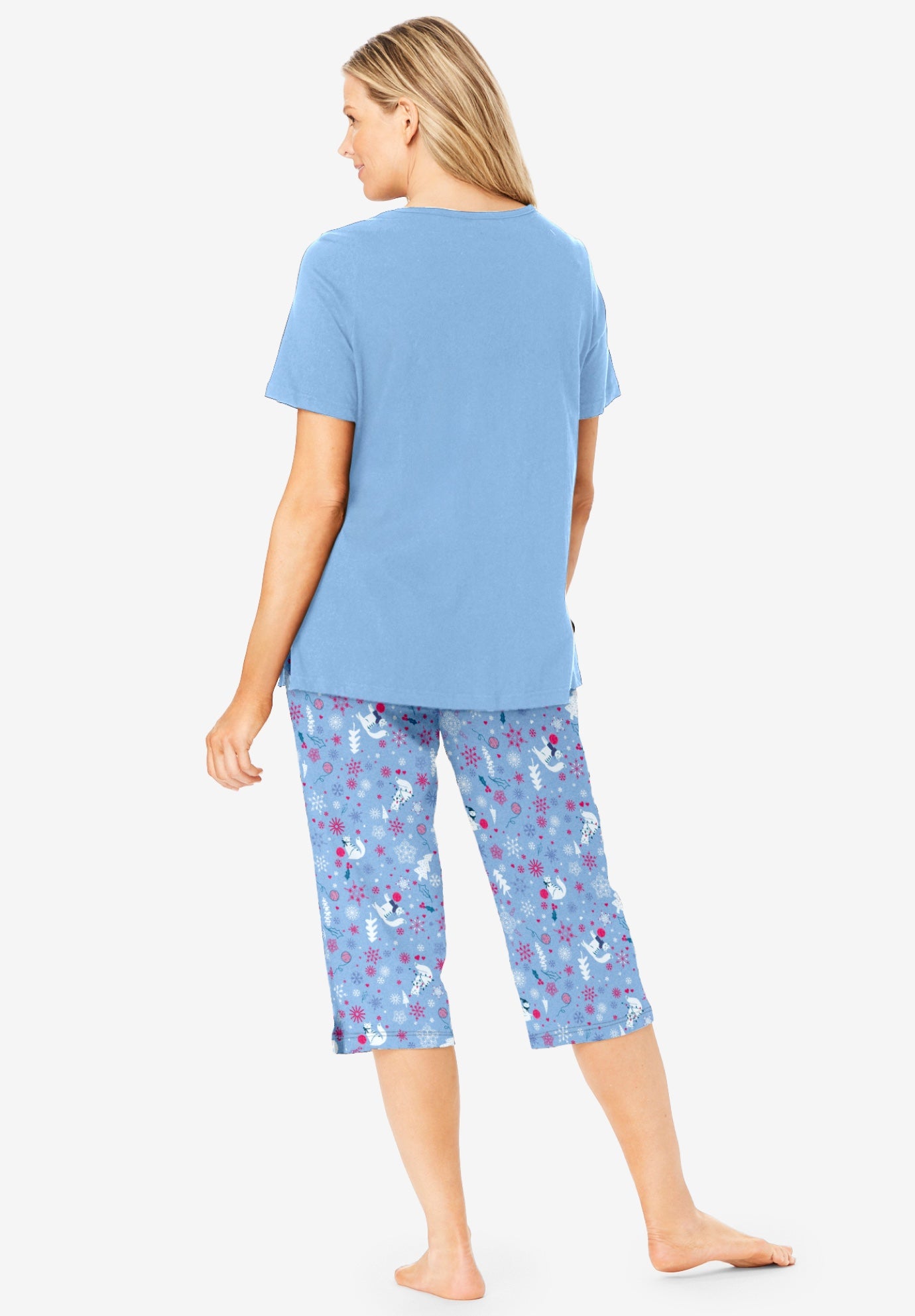 2-Piece Capri Cotton PJ Set image number 1