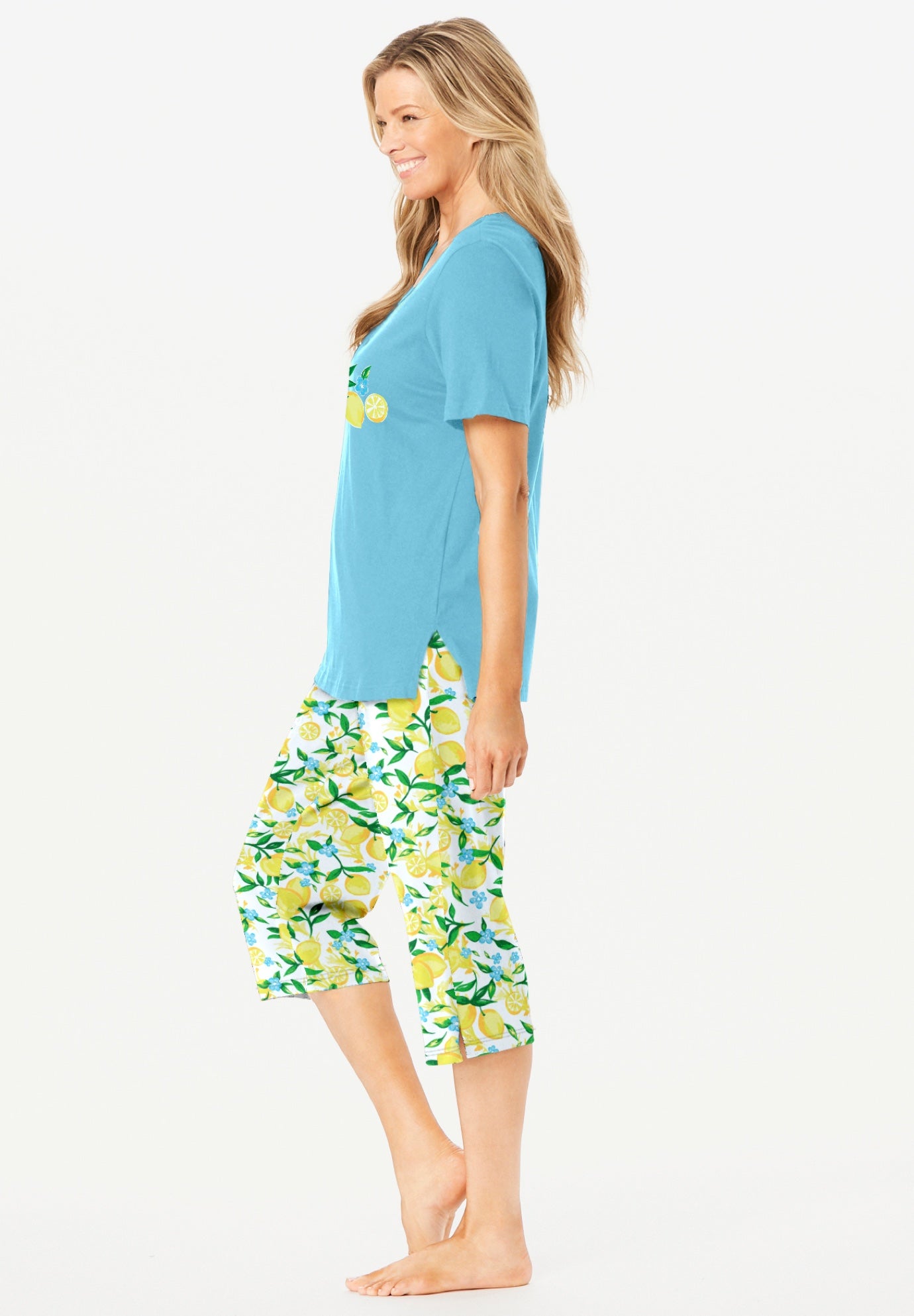 2-Piece Capri PJ Set image number 2