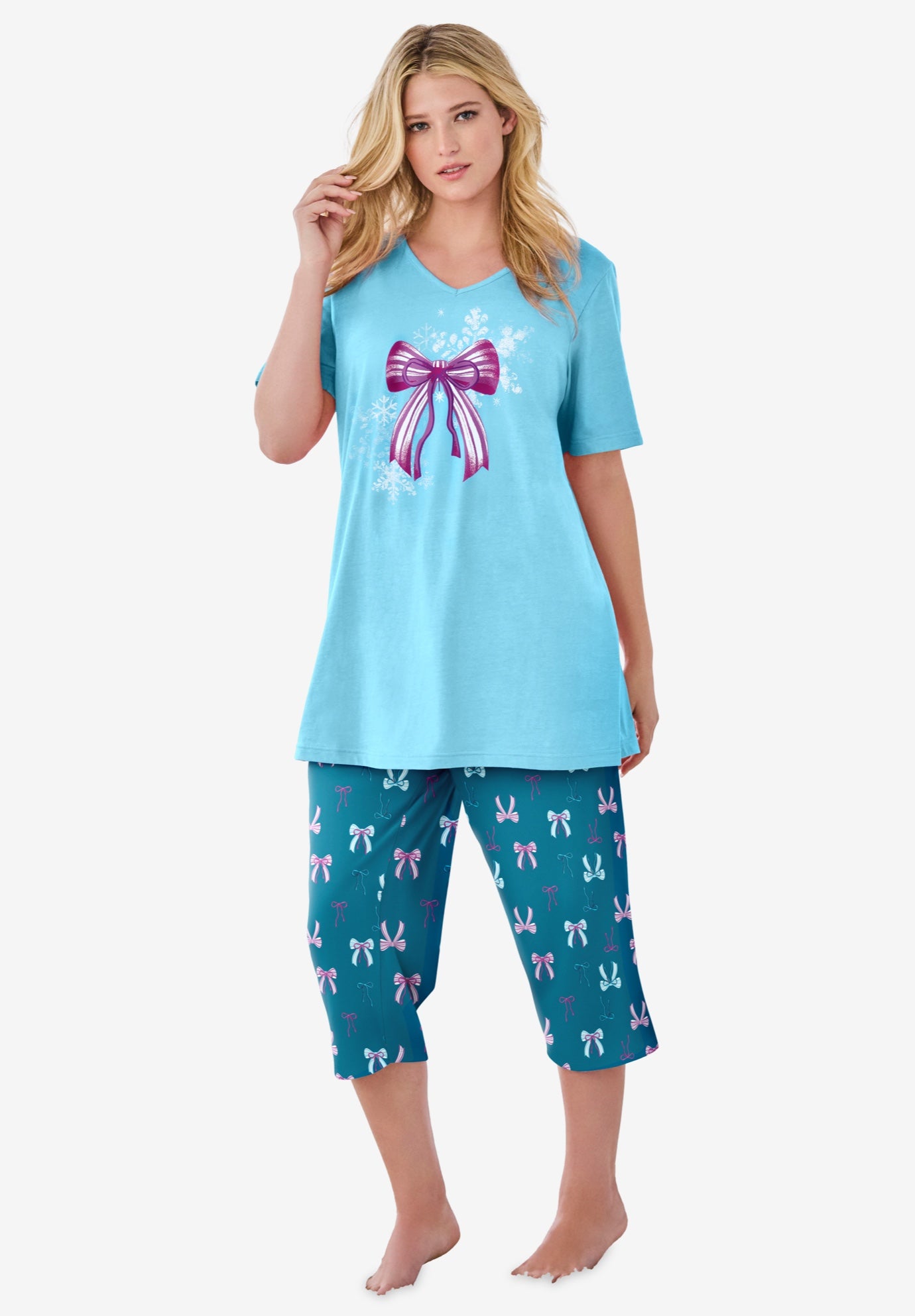 2-Piece Capri Cotton PJ Set image number 0