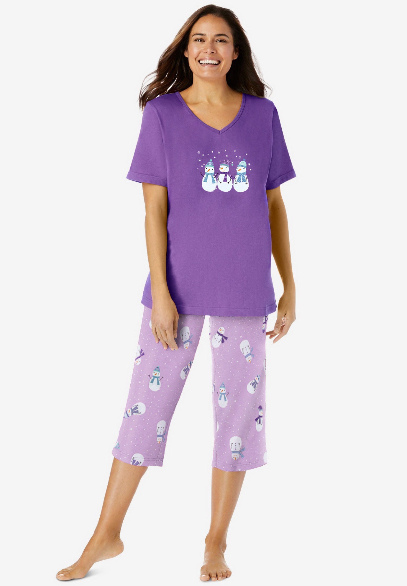 2-Piece Capri Cotton PJ Set image number 0
