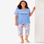 2-Piece Capri PJ Set image number null