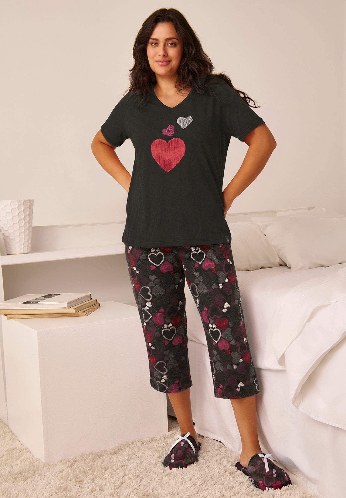 2-Piece Capri Cotton PJ Set image number 0