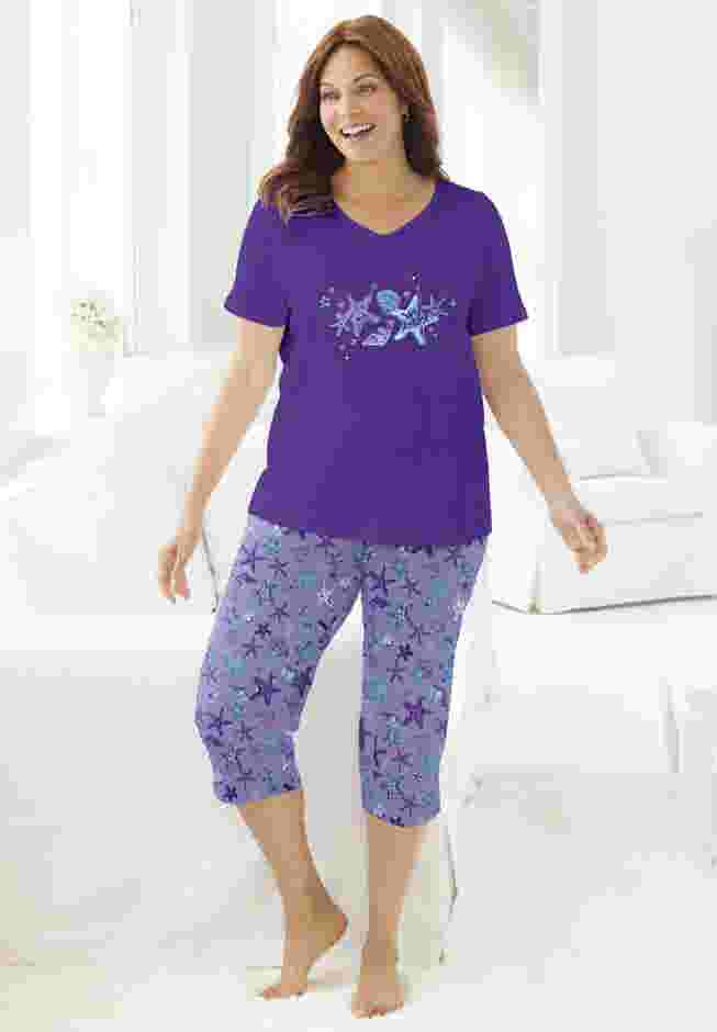 2-Piece Capri PJ Set image number 4