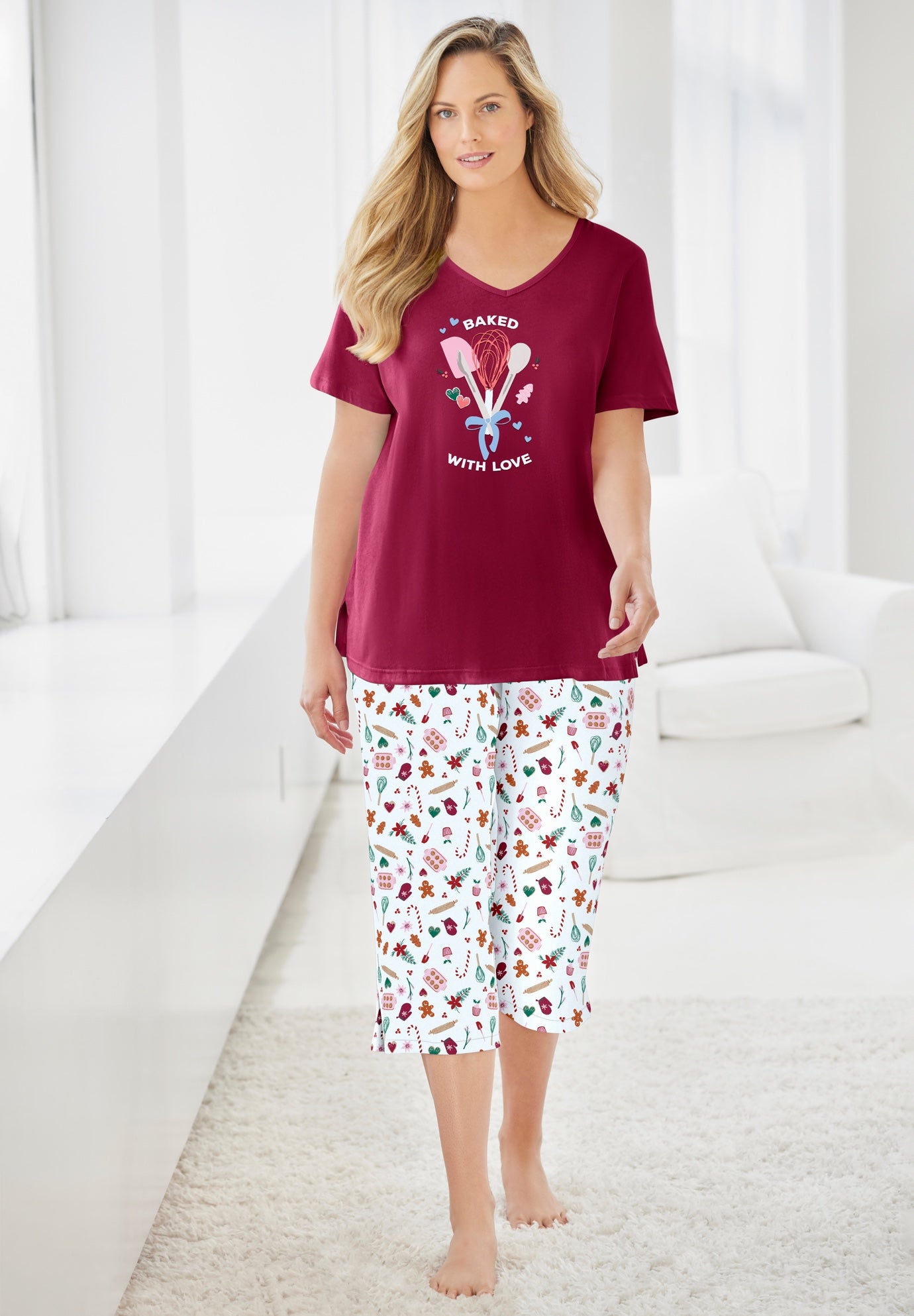 2-Piece Capri PJ Set image number 7