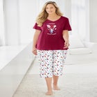 2-Piece Capri PJ Set image number null