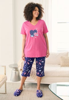 2-Piece Capri Cotton PJ Set