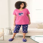 2-Piece Capri Cotton PJ Set image number null
