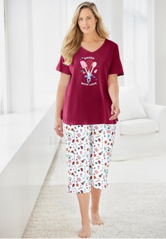 2-Piece Capri Cotton PJ Set