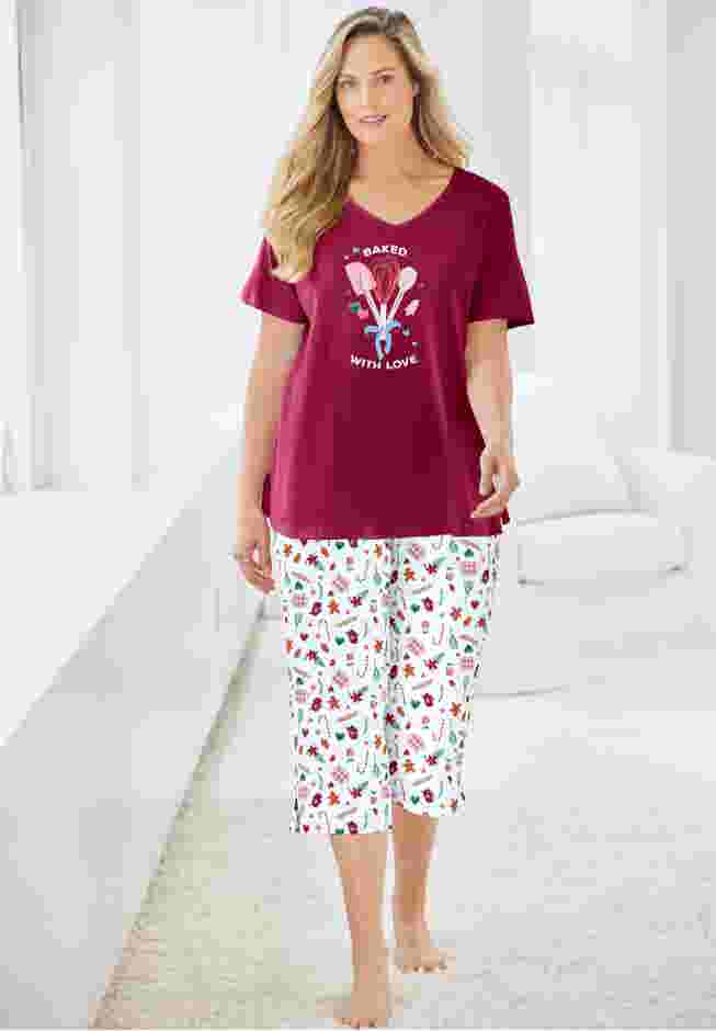 2-Piece Capri PJ Set image number 0