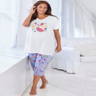2-Piece Capri PJ Set image number null