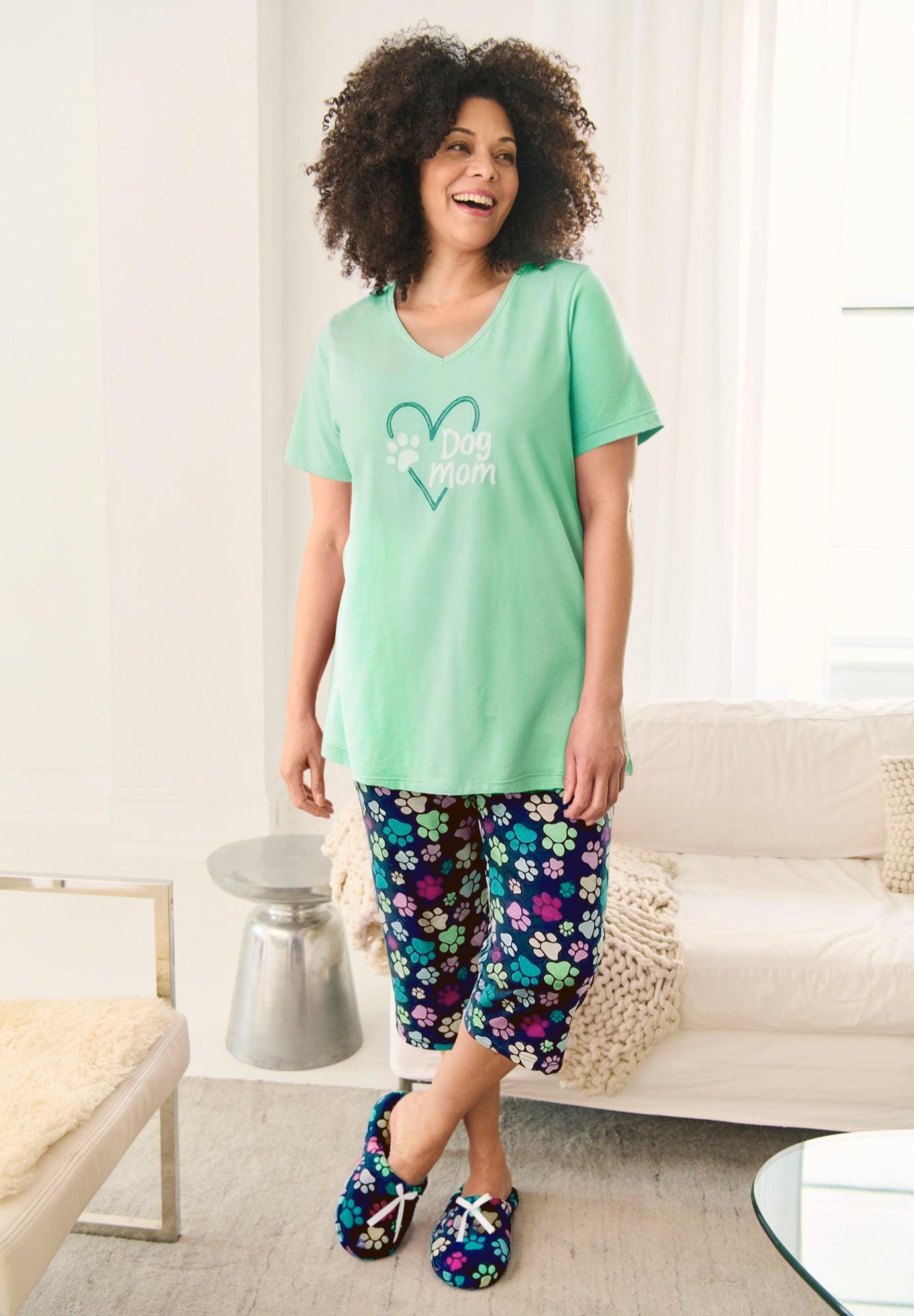 2-Piece Capri Cotton PJ Set image number 0