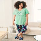 2-Piece Capri Cotton PJ Set image number null