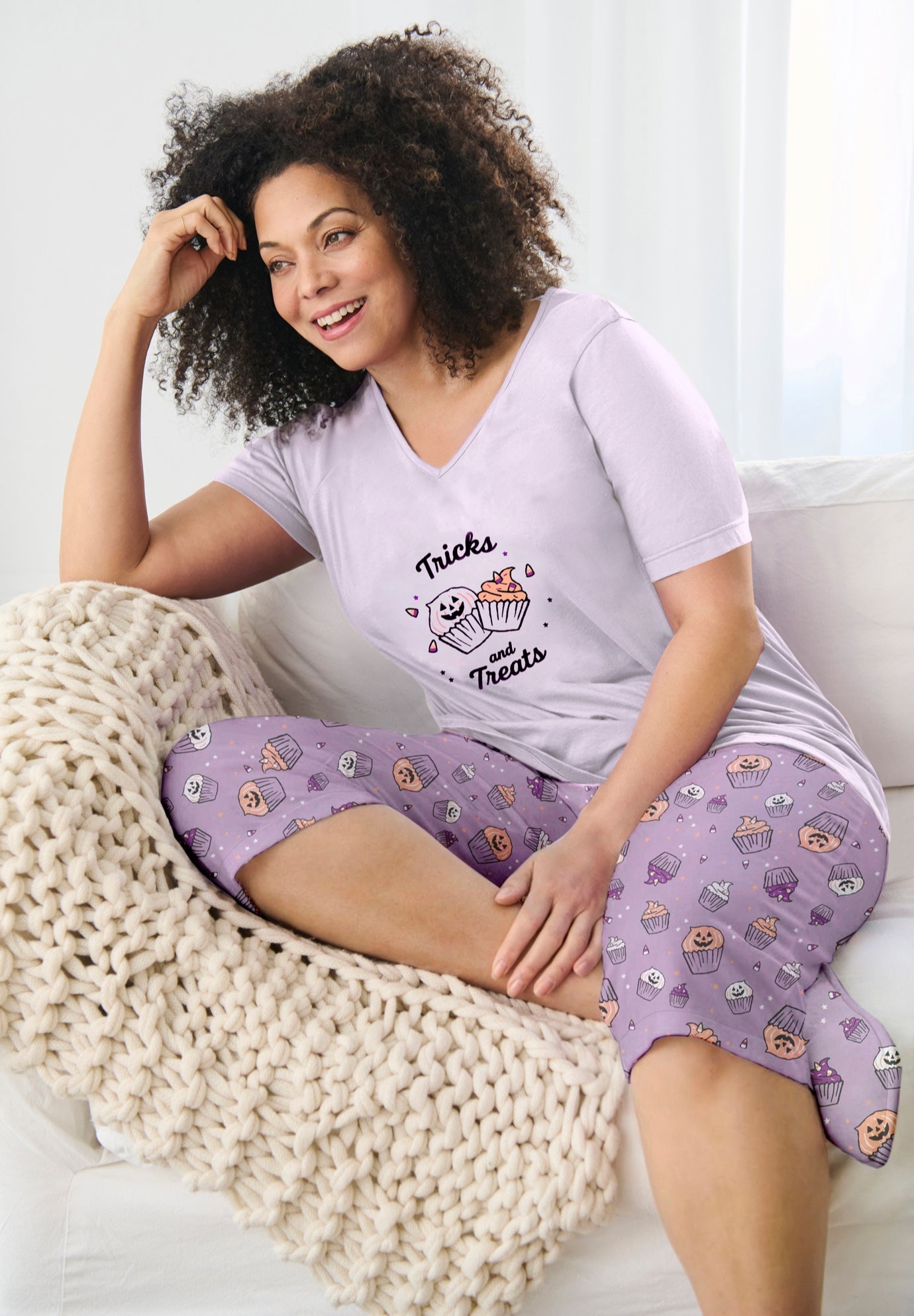 2-Piece Capri Cotton PJ Set image number 0