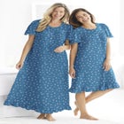 Long Floral Print Cotton Gown image number 4