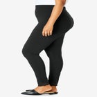 Lace Trim Essential Stretch Legging image number null