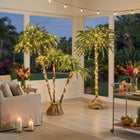 6'H Pre-Lit 3-Branch Palm Tree image number null