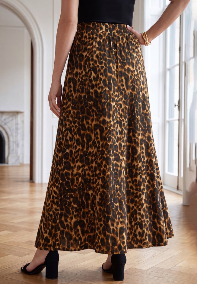 Everyday Stretch Knit Maxi Skirt image number 1