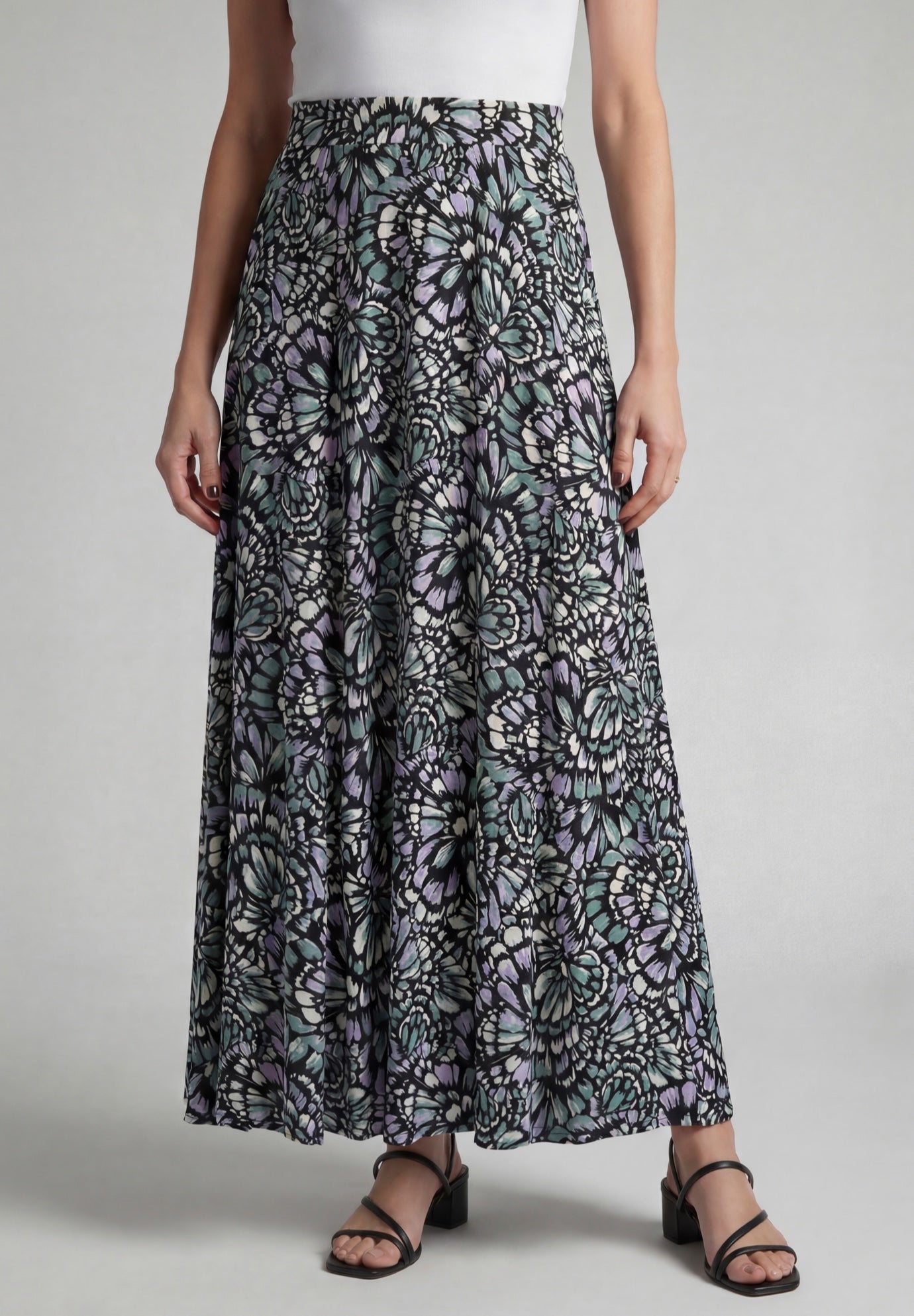 Everyday Stretch Knit Maxi Skirt image number 0