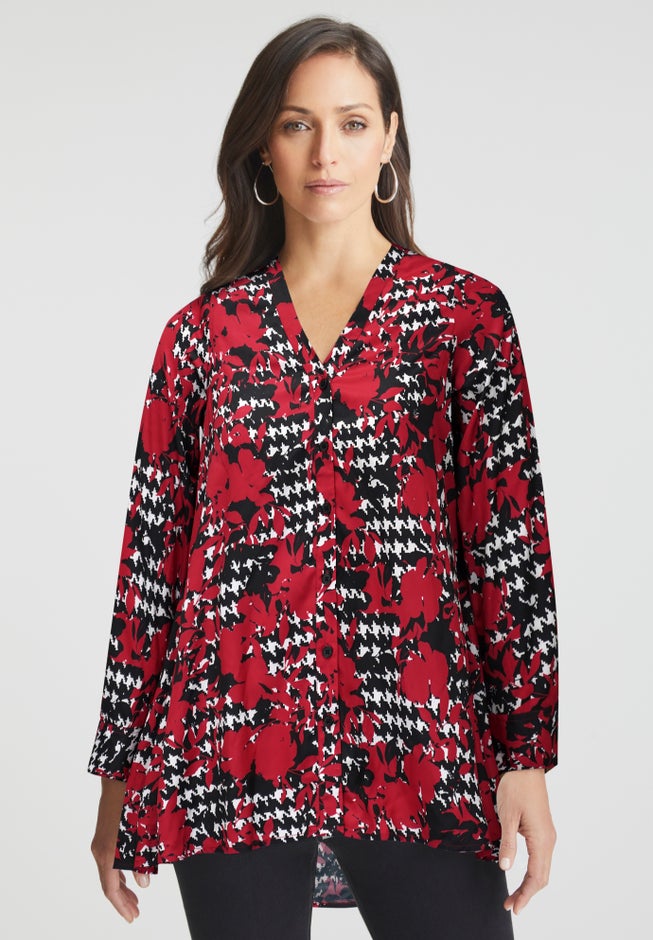 Georgette High Low Tunic image number 0