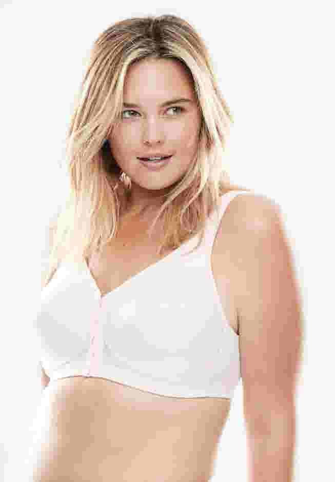 Glamorise® Magic Lift® Front-Close Posture Wireless Bra 1265 image number 6