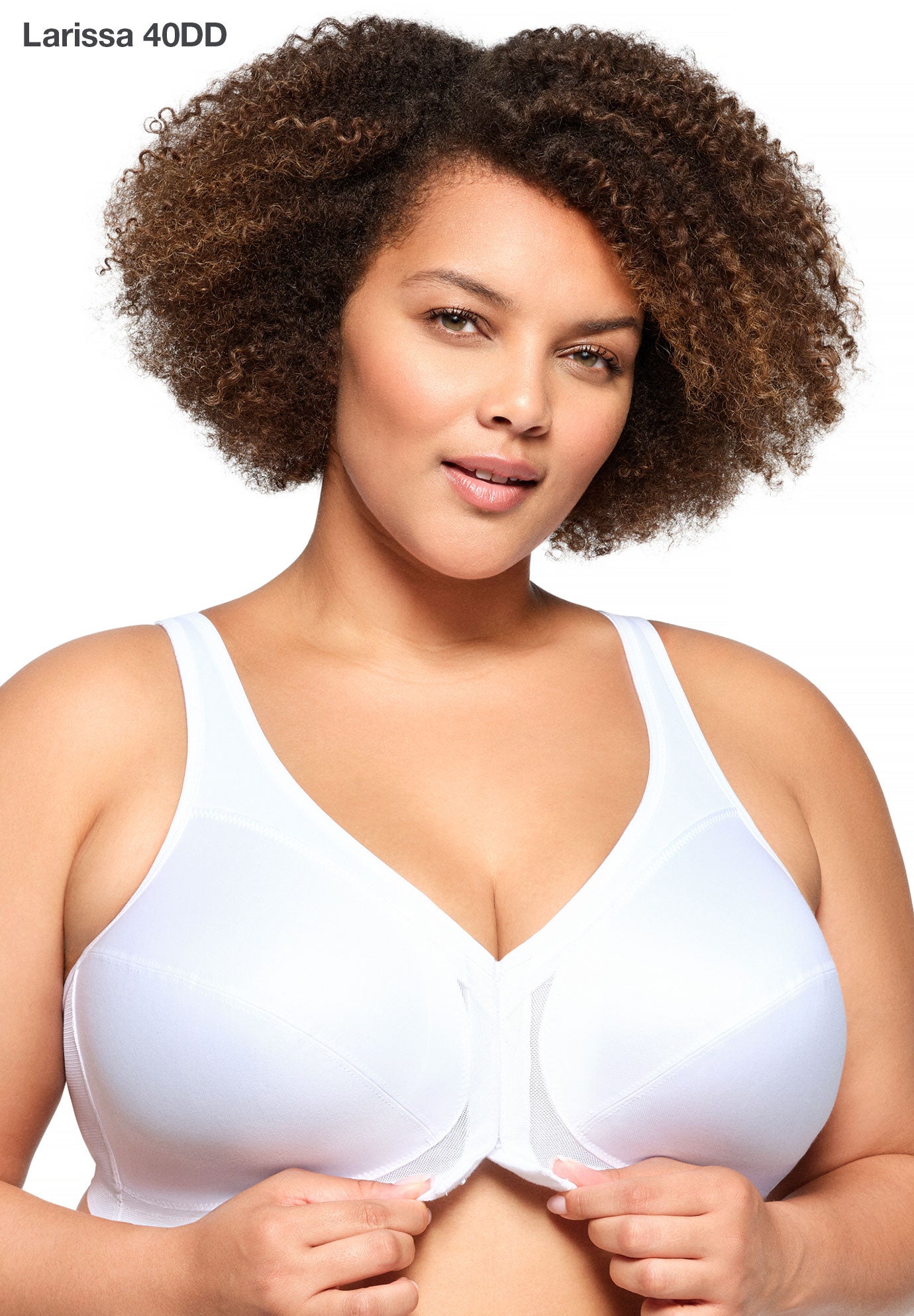 Glamorise® Magic Lift® Front-Close Posture Wireless Bra 1265 image number 10