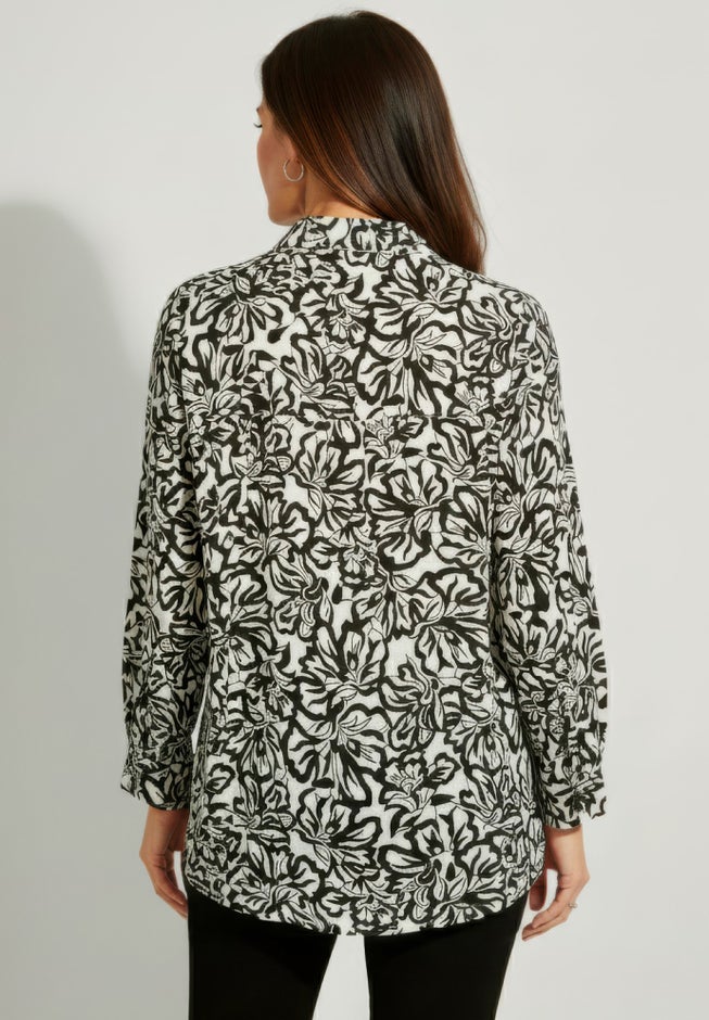 Georgette Button Front Tunic image number 2