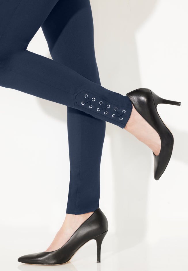 Ponte Lace-Up Legging image number 2