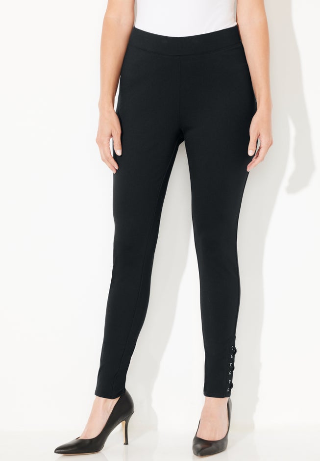 Ponte Lace-Up Legging image number 0