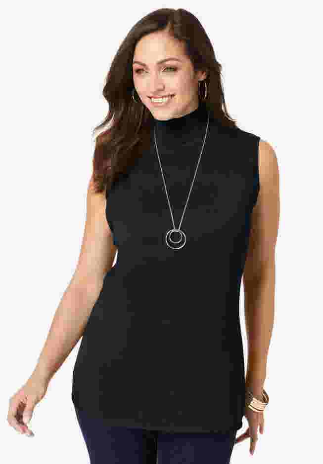 Fine Gauge Mockneck Sweater image number 0