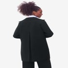 Stretch Crepe Zip Front A Line Back Pleat Coat image number null