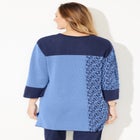 Jacquard Colorblock Pullover image number null