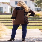 Jacquard Colorblock Pullover image number null