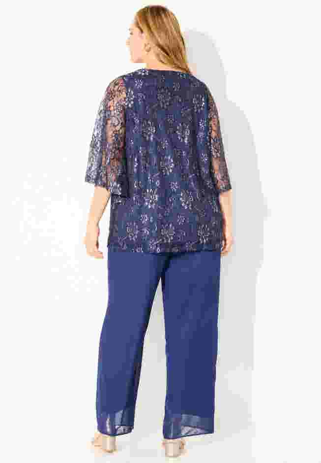 Allover Lace Blouse image number 1
