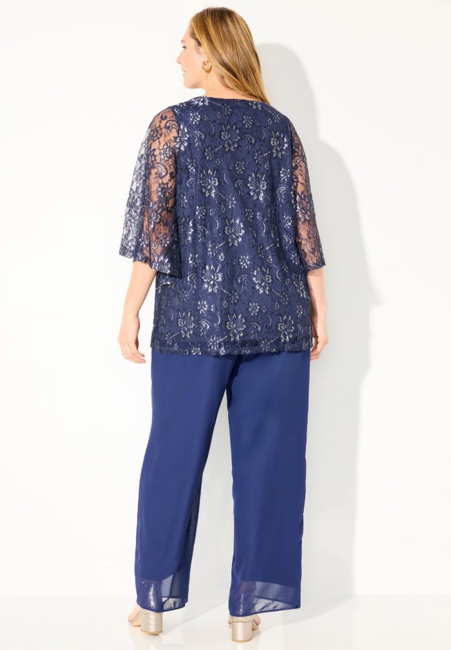 Allover Lace Blouse image number 1