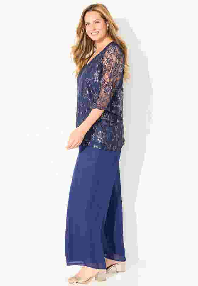 Allover Lace Blouse image number 2