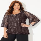Allover Lace Blouse image number null